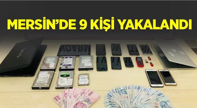 Mersin’in Erdemli İlçesinde Yasa Dışı Bahis Operasyonunda 9 Kişi Yakalandı