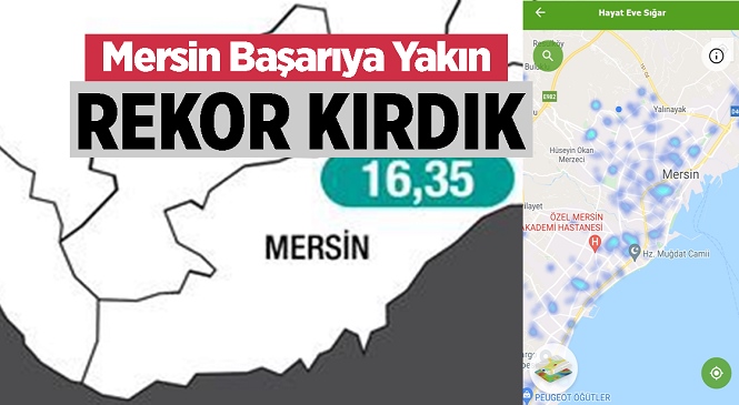 Türkiye Genelinde 100 Bin Kişiye Düşen Koronavirüs Vaka Sayısında Mersin Sonlarda Yer Aldı