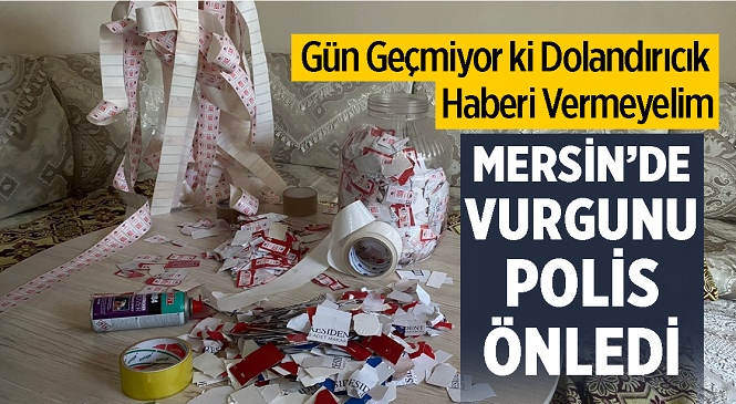 Mersin’de Tütün ve Alkol Piyasası Düzenleme Kurumu (TAPDK) Bandrollerini Tekrar Piyasaya Sürerek Haksız Kazanç Sağlamaya Çalışan Zanlı Polisten Kaçamadı