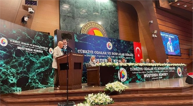 Başkan Murat Kaya, Ankara TOBB Birlik Merkezinde Gerçekleşen TOBB Müşterek Konsey Toplantısı’na Katıldı