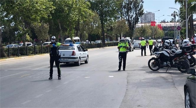 Mersin İl Emniyet Müdürlüğünden Eş Zamanlı Denetim