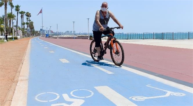 Mersin Büyükşehir, Bisiklet Yolunda Karşılaşılan Yaya ve Taşıt Engeline Karşı Çağrı Yaptı