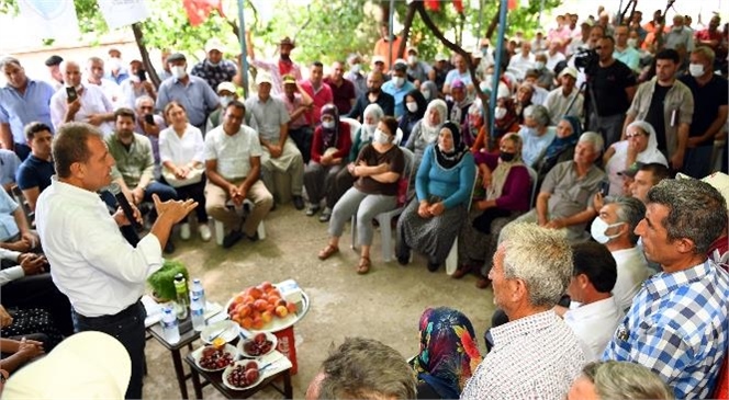 Başkan Seçer, Tarsus’ta Muhtarlar ve Vatandaşlarla Bir Araya Geldi