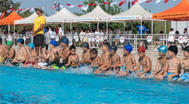 Mersin Büyükşehir’in Yaz Spor Kurslarının 1’inci Etabı Tamamlandı