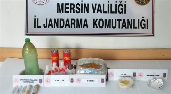 İl Jandarma Komutanlığı Ekiplerinden Mersin'de Uyuşturucu Operasyonu