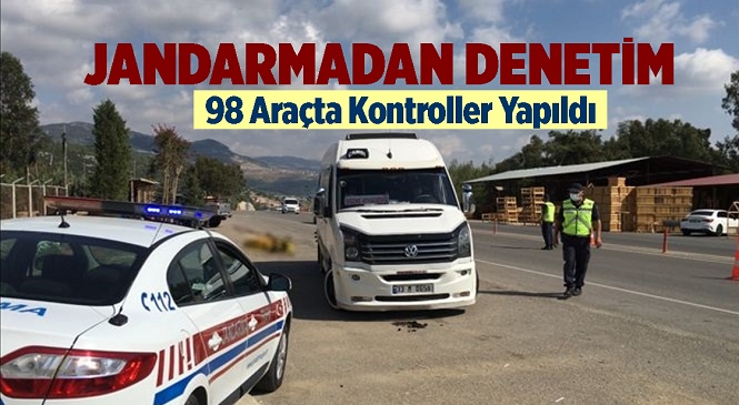 Mersin’de Jandarma Ekiplerinden Yolcu Taşıyan Araçlarda Sivil Denetimler Yapıldı