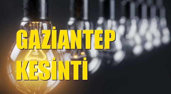 Gaziantep Elektrik Kesintisi 29 Eylül Çarşamba