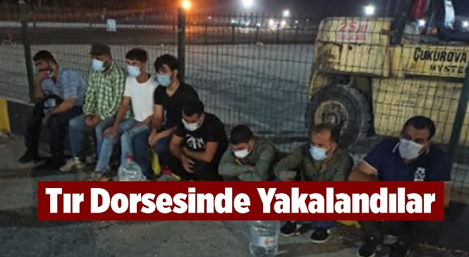 Mersin’in Silifke İlçesinde Kaçak Yollarla KKTC’ye Gitmeye Çalışan 8 Göçmen Yakalandı