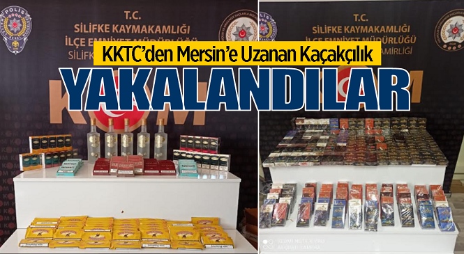 KKTC’den Mersin’e Kaçak Ürün Taşıyorlardı! Silifke Polisi Kaçakçılara Göz Açtırmadı