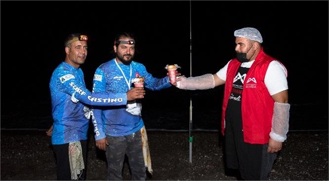 "1 Ekmek 1 Çorba" Turnuvada Olta Balıkçılarının İçini Isıttı
