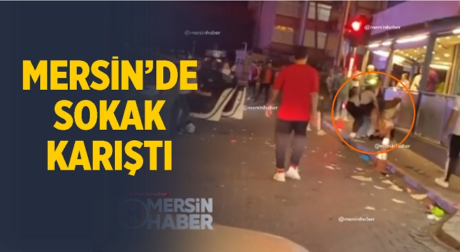 Mersin’de Bağırarak Çevreye Rahatsızlık Veren Şahıs Tekme Tokat Dövüldü