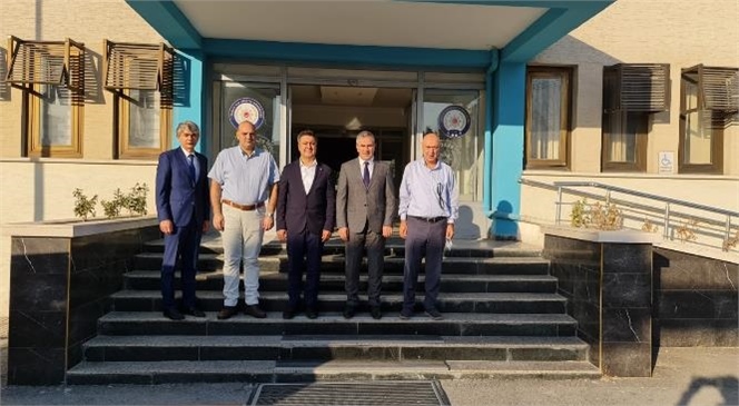 Başkan Murat Kaya Tarsus Emniyet Müdürlüğü Görevine Atanan Ebubekir Fil'i Ziyaret Etti
