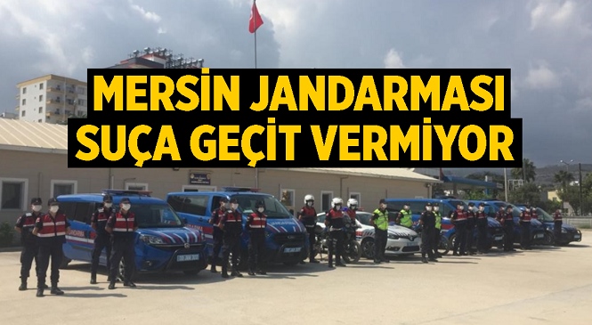 Mersin Jandarması Vatandaşların Huzuru İçin Gece Gündüz Görevde! İşte Gerçekleştirilen Faaliyetler….