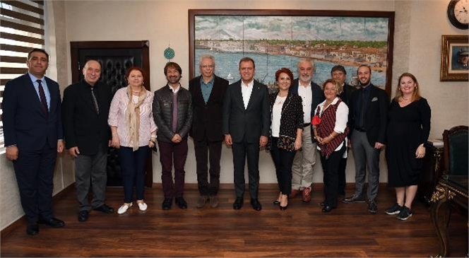Jüri Üyelerinden Sınav Öncesi Başkan Seçer’e Ziyaret
