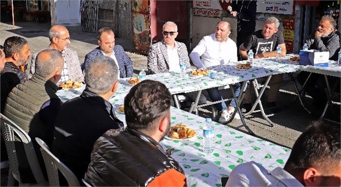 Başkan Gültak; Nail Göksu İş Hanı Esnafı İle Bir Araya Geldi