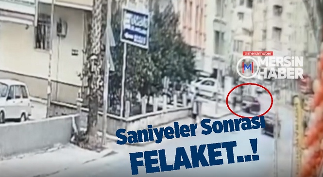 Mersin’in Tarsus İlçesinde Feci Kaza! Kameraların da Kaydettiği Kazada Otomobilin çarptığı 2 Kadın Ağır Yaralandı