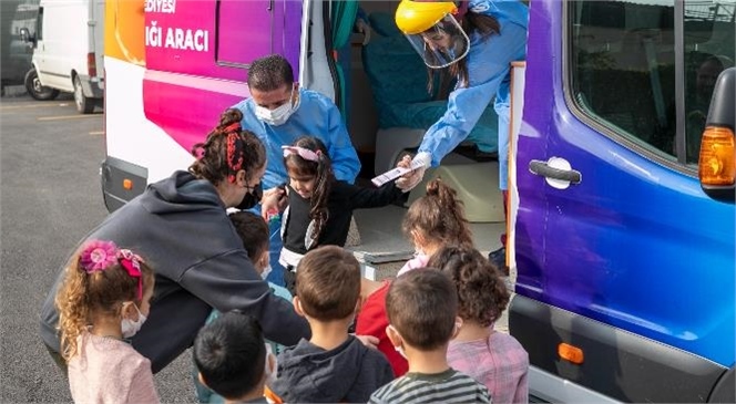 Ağız ve Diş Sağlığı Haftası’nda Münir Özkul Kreşi’nin Miniklerine Diş Sağlığının Önemi Anlatıldı