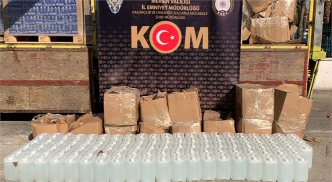 Mersin Polisi Sahte İçkiye Geçit Vermiyor