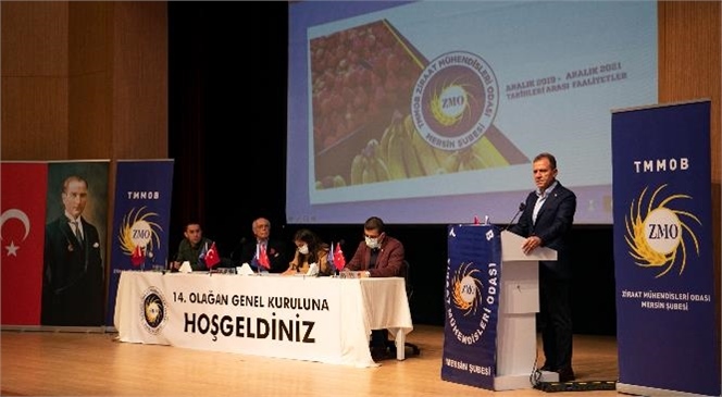 Başkan Seçer, Tmmob Ziraat Mühendisleri Odası Mersin Şubesi’nin 14. Olağan Genel Kurulu’na Katıldı