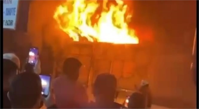 Mersin'de Bir İş Yerinde Çıkan Yangında Maddi Hasar Meydana Geldi