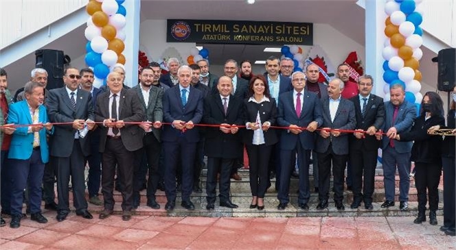 Başkan Vekili Gülcan Kış, Tırmıl Sanayi Sitesi’ndeki Atatürk Konferans Salonu ve Atatürk Büstünün Açılışına Katıldı