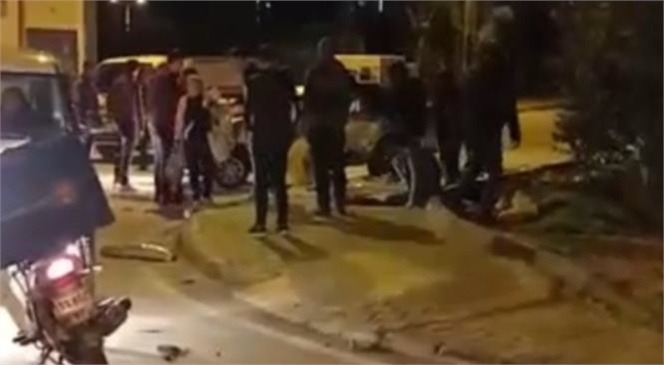 Mersin'de Otomobille Kamyonetin Çarpışması Sonucu Kaza Meydana Geldi