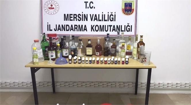 Mersin'de 106 Litre Sahte Alkol Ele Geçirildi! Jandarmanın Sahte Alkol İle Mücadelesi Devam Ediyor