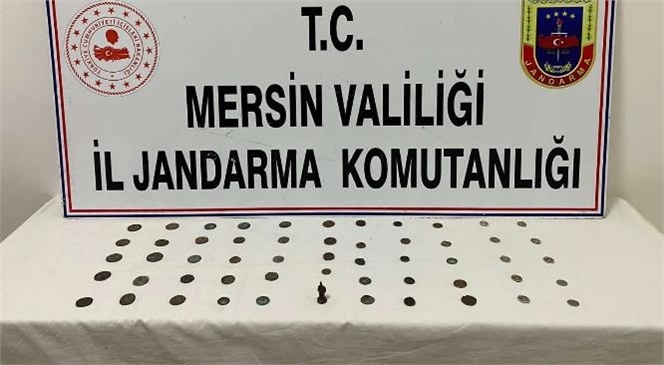 Mersin İl Jandarma Komutanlığı Ekiplerinden Tarihi Eser Kaçakçısına Suçüstü