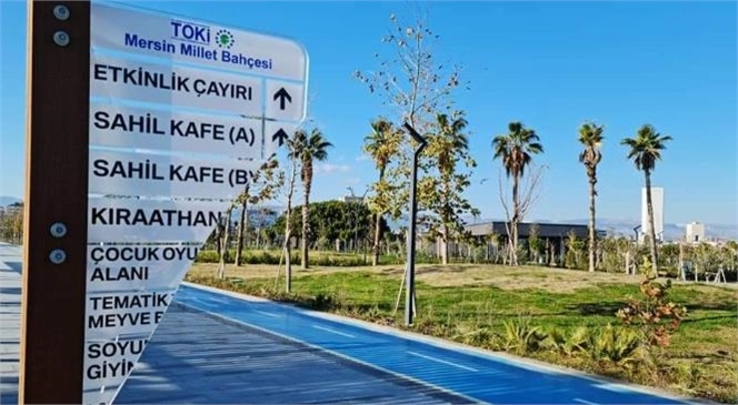 Mersin Millet Bahçesine Kimliği Belirsiz Kişi Veya Kişilerce Zarar Verildi