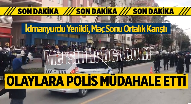 Tarsus İdman Yurdu – Isparta Davrazspor Maçı Sonrası Ortalık Karıştı! Polis Müdahale Etti, TİY’li Taraftarlar Yönetime Tepki Gösterdi