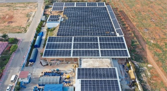 Çatı Tipi Güneş Enerjisi Santralleri İle Yıllık 4,5 Milyon Kwh Elektrik Üretimi Hedefleniyor