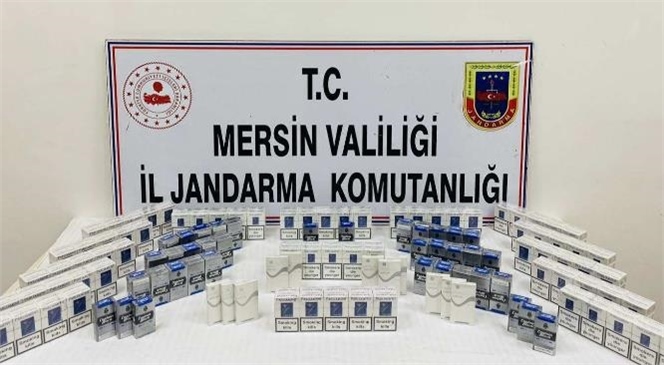 Mersin İl Jandarma Komutanlığı Ekiplerince Düzenlenen Kaçak Sigara Operasyonunda 1 Şüpheli Yakalandı