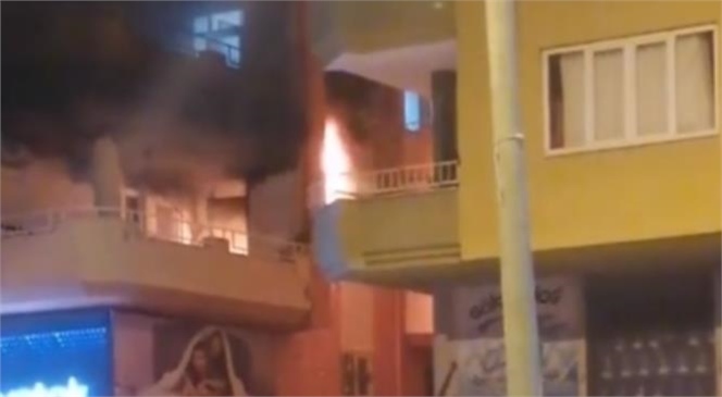 Mersin'de Çıkan Yangında Evde Yaşayan Kadın Hayatını Kaybetti