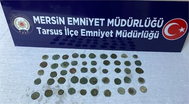 Mersin Tarsus’ta Tarihi Eser Kaçakçılarına Operasyon