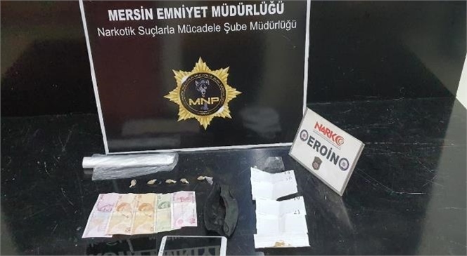 Mersin Polisi 940 Gram Toz Esrar Maddesi Ele Geçirdi