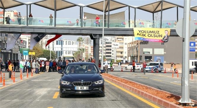 Göçmen’deki Katlı Kavşaktan İlk Olarak Başkan Seçer ve Meral Seçer Geçti