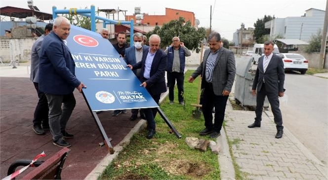 Başkan Gültak, "İyi Ki Varsın Eren Bülbül" Tabelasını O Parka Dikti