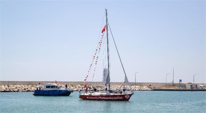 ‘Gelecek İçin Yelken Açıyoruz’ Ekibini Mersin Büyükşehir Karşıladı