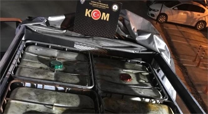 Mersin Polisi 5 Ton 250 Kg Kaçak Akaryakıt Ele Geçirdi