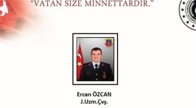 Teröristler Tarafından Yerleştirilen Eyp'nin Patlaması Sonucu Uzman Çavuş Ercan Özcan Şehit Oldu