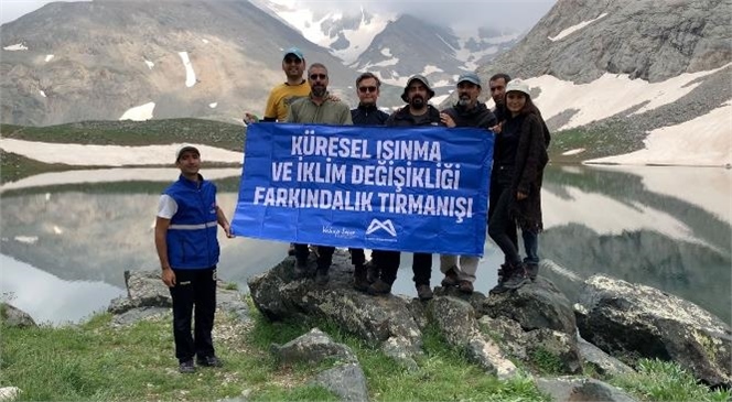 Mersin Büyükşehir Personelinden Doğa ve İklim İçin Farkındalık Tırmanışı