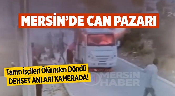 Tarım İşçilerini Taşıyan Servis Aracı Alevlere Teslim Oldu, Dehşet Anları Kameraya Yansıdı