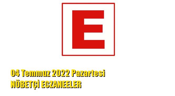 Mersin Nöbetçi Eczaneler 04 Temmuz 2022 Pazartesi