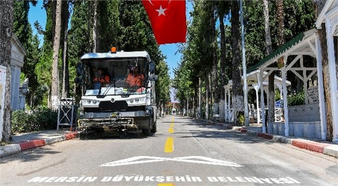 Mersin Büyükşehir’le Mezarlıklar da İbadethaneler de Kurban Bayramı’na Hazır