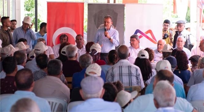 Mersin Büyükşehir Belediye Başkanı Vahap Seçer, Silifke’ye Gerçekleştirdiği Ziyarette Ören, Kırobası (Mara), Uzuncaburç İle İmamlı Mahalleleri’nde Vatandaş ve Esnafla Buluştu