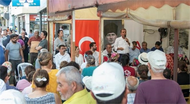 Tarsus’un Mithatpaşa Mahallesi’nde Esnafı Ziyaret Edip "Hayırlı İşler" Dileyen Başkan Seçer, Bir Kahvehanede Vatandaşlarla Buluşarak Sorun ve Taleplerini Dinledi