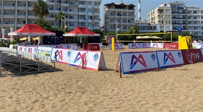 Mersin Büyükşehir Belediyesi, Türkiye Voleybol Federasyonu İle Birlikte Düzenleyeceği Pro Beach Tour Plaj Voleybolu Türkiye Turu Mersin Etabı Hazırlıklarını Tamamladı