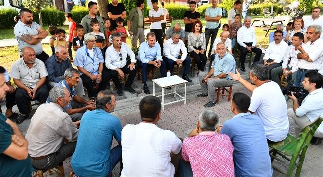 Başkan Seçer’e Çay Mahallesi’nde Yoğun İlgi