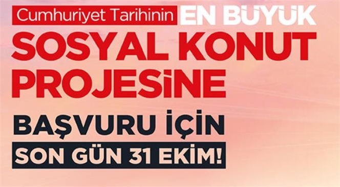 Başvuru İçin Son Gün 31 Ekim!