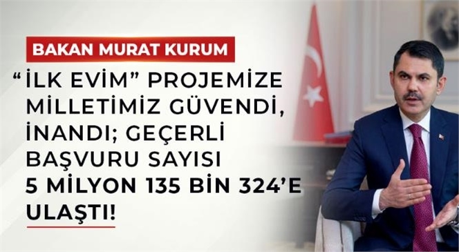 Geçerli Başvuru Sayısı 5 Milyon 135 Bin 324’e Ulaştı!